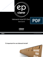 Presentació Dani Sarret EP Claror 24-02