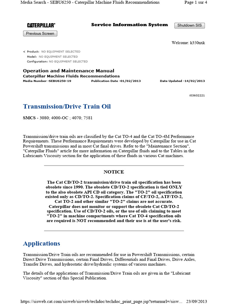 4 Transmission and Drive Train Oil Download Free PDF Lubricant