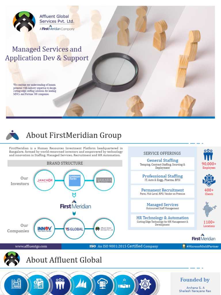 Affluent Global Services Overview | PDF | Ibm Db2 | Software