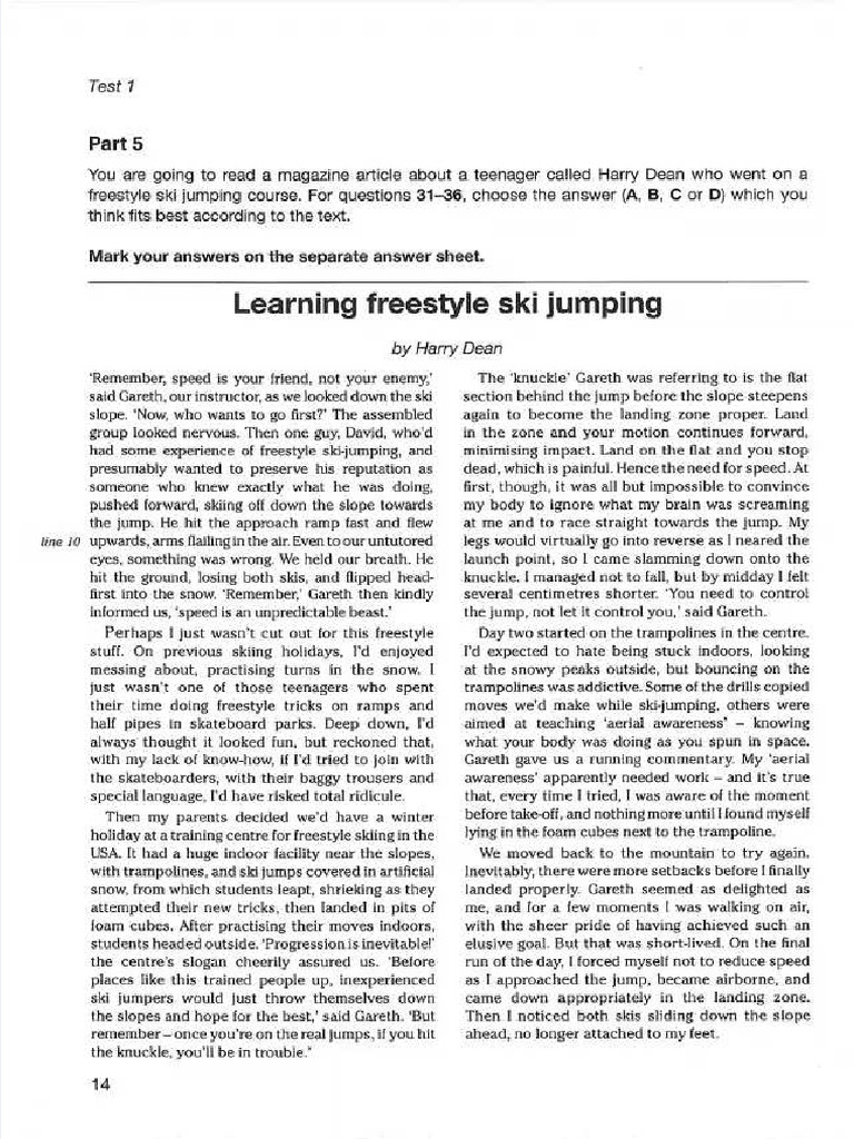 B2 First For Schools 4 With Answers-15 | PDF