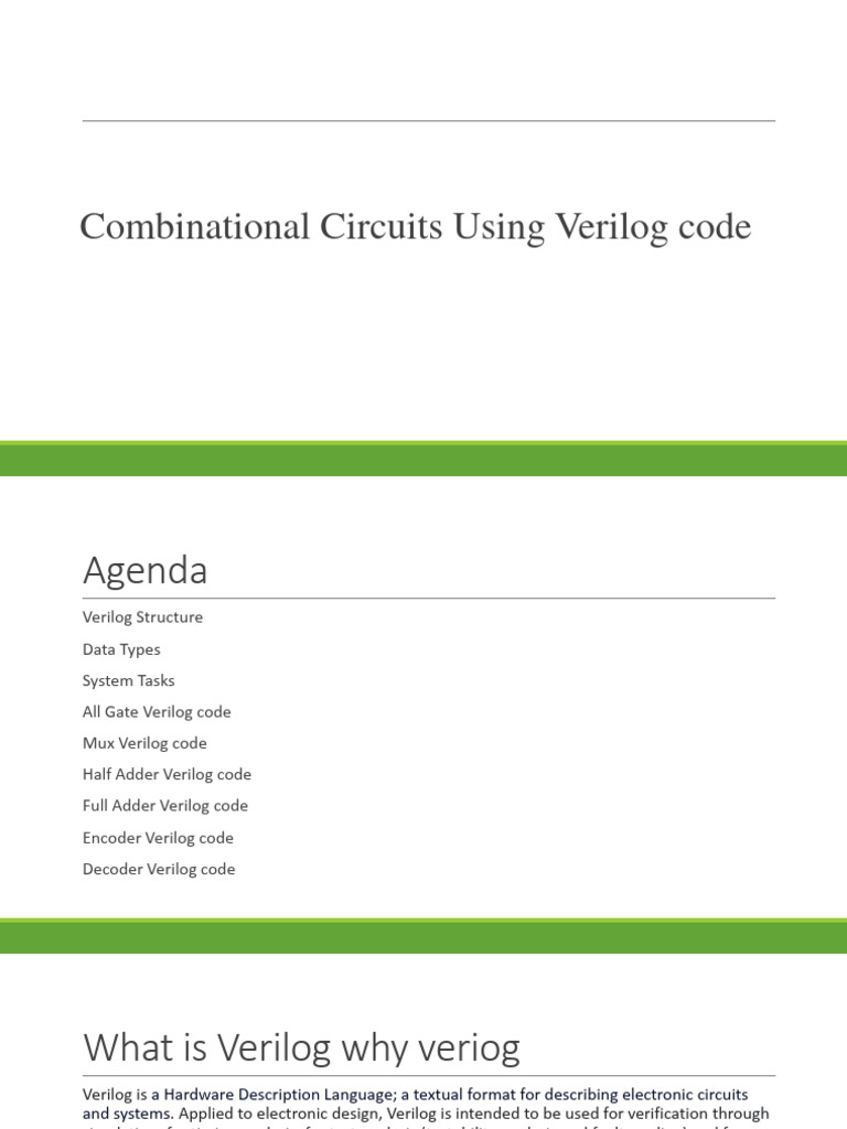 For CL Verilog | Download Free PDF | Computer Program | Programming