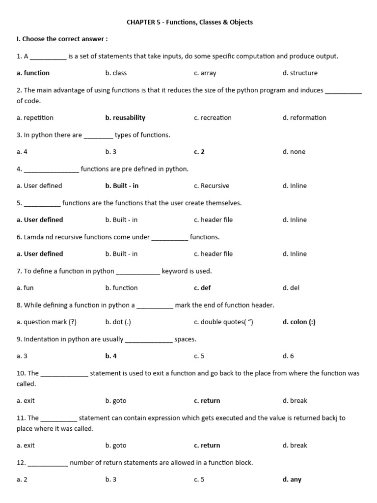 Chapter 5 Python | PDF | Programming | Constructor (Object Oriented ... image.