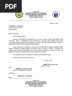 Sample Letter With Schedule Minutes of Outline Defense