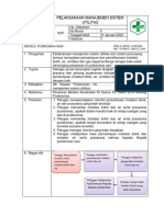 Sop Pelaksanaan Manajemen Sistem Utilitas