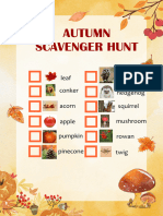 Autumn Scavenger Hunt