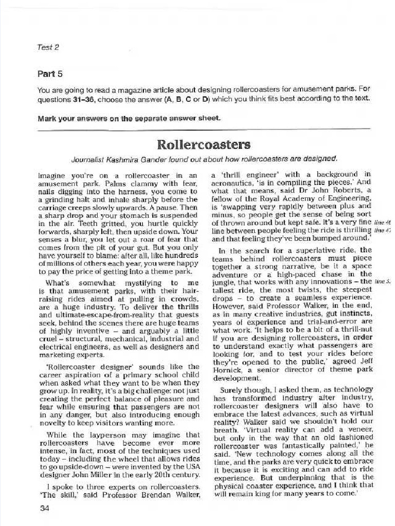B2 First For Schools 4 With Answers-35 | PDF