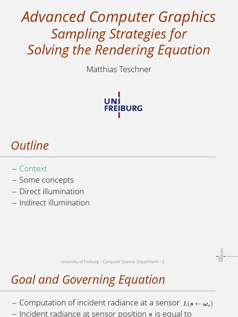 Graphics2 05 Samplingstrategies | PDF | Sampling (Statistics) | Monte ...