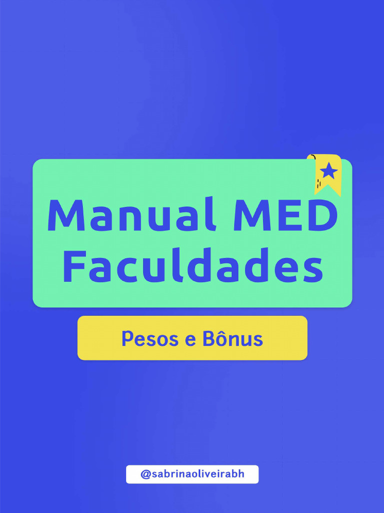Manual MED Faculdades | PDF