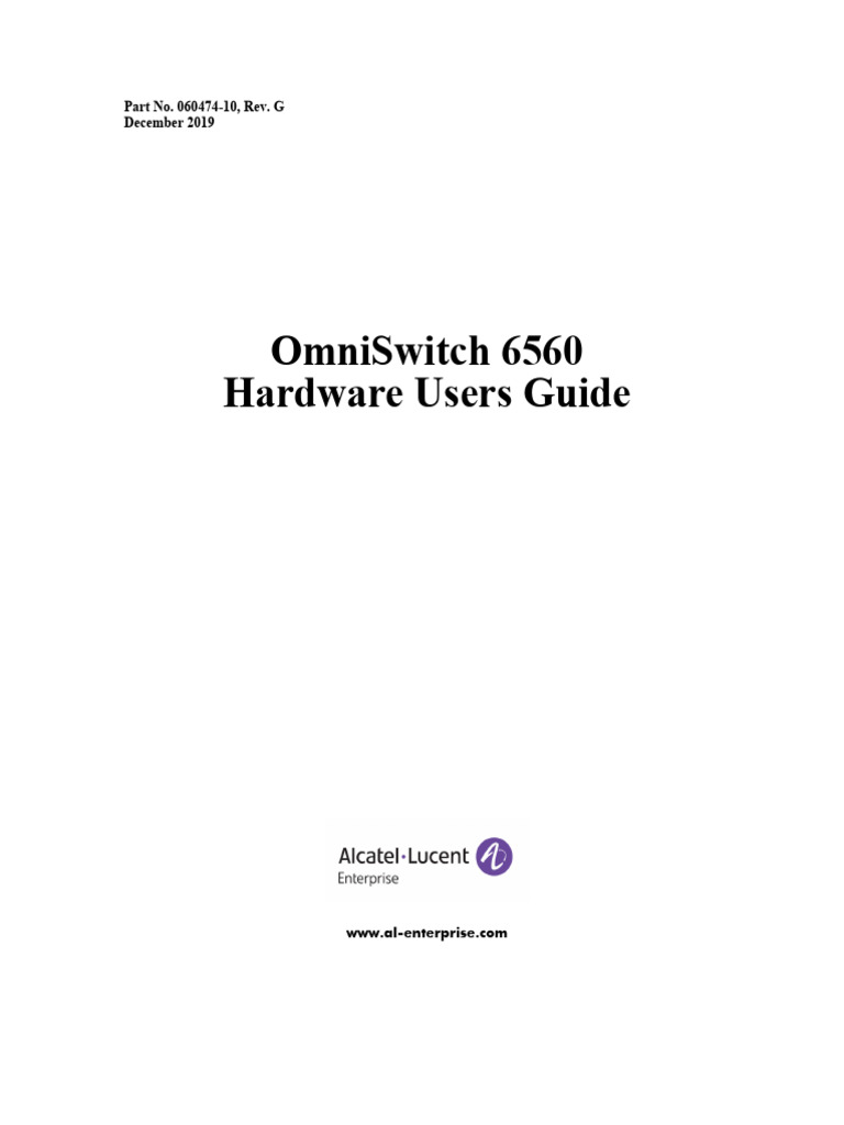 OS6560 AOS 8.7.R01 Hardware Users Guide | PDF | Command Line Interface ...