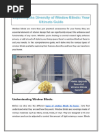 Enhance Your Home With Window Blinds! Find Yours Here