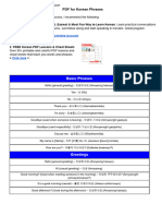 PDF Korean Phrases