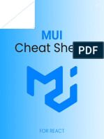MUI Cheat Sheet