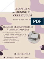 Chapter 2 Designing The Curriculum