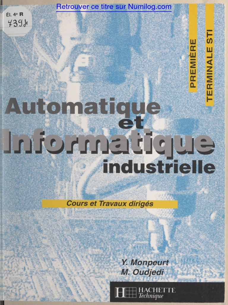 Automatique et Informatique Industrielle | PDF | Livres | Informatique