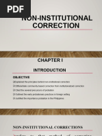 Non Institutional Correction