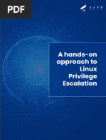 A Hands-On Approach To Linux Privilege Escalation