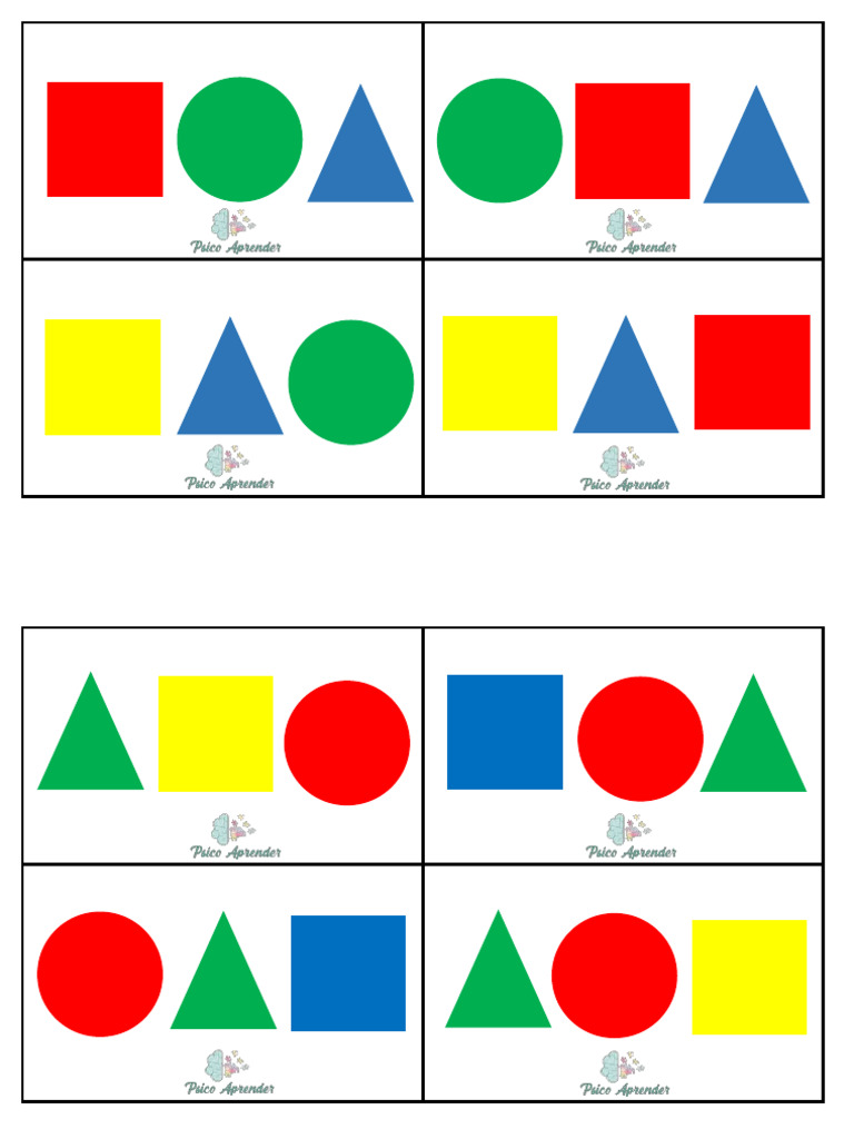 Jogo da Memória: Aprendendo Cores | PDF | Jogos e Atividades