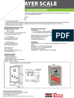 Thayer DC SCR Motor Drive Brochure