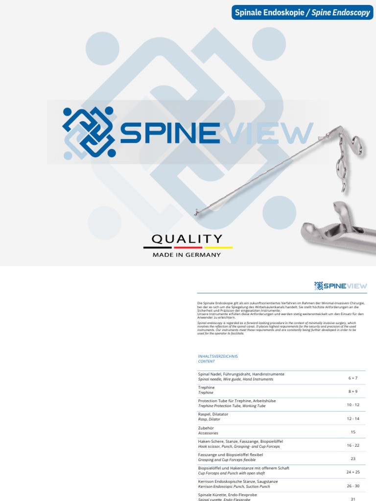 SpineView Catalogue 25072022 PDF | PDF