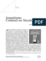 Jornalismo Cultural No Seculo 21