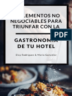 11 Elementos No Negociables para Triunfar Con La Gastronomia de Tu Hotel