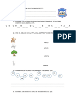 EVALUACION DIAGNOSTICO Alumnos