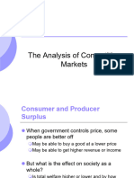 9 - Analysis of Competitive Markets