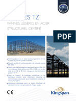 Pannes Légères en Acier Structurel Certifié