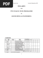 M.tech Geotechnical Engineering