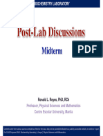 Post Laboratory Discussion MIDTERMS