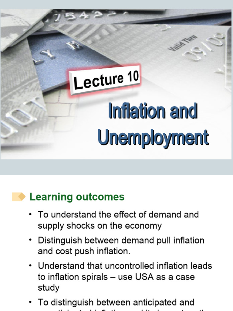 Inflation and Unemployment Dynamics | PDF | Cost Of Living | Inflation