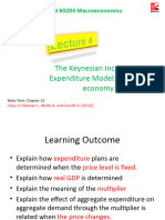 Lecture 4 Keynes Expenditure I Simple Economy