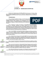 Resolucion Directoral #D000009-2024-Cofopri-De: San Isidro, 16 de Enero Del 2024