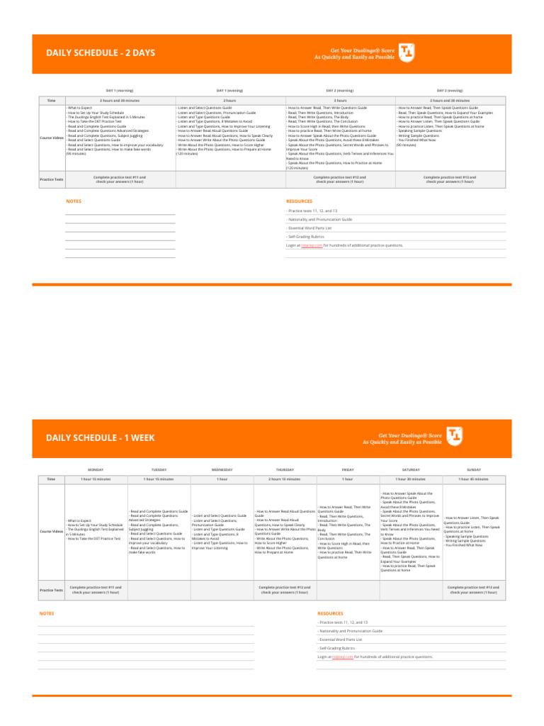 Emergency+Course+for+the+DET+Study+Plan+ +new | PDF
