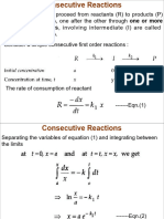 Chemical Kinetics_some example on consugative reactions and Lindman theory