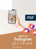 Check List Do Instagram Que Vende