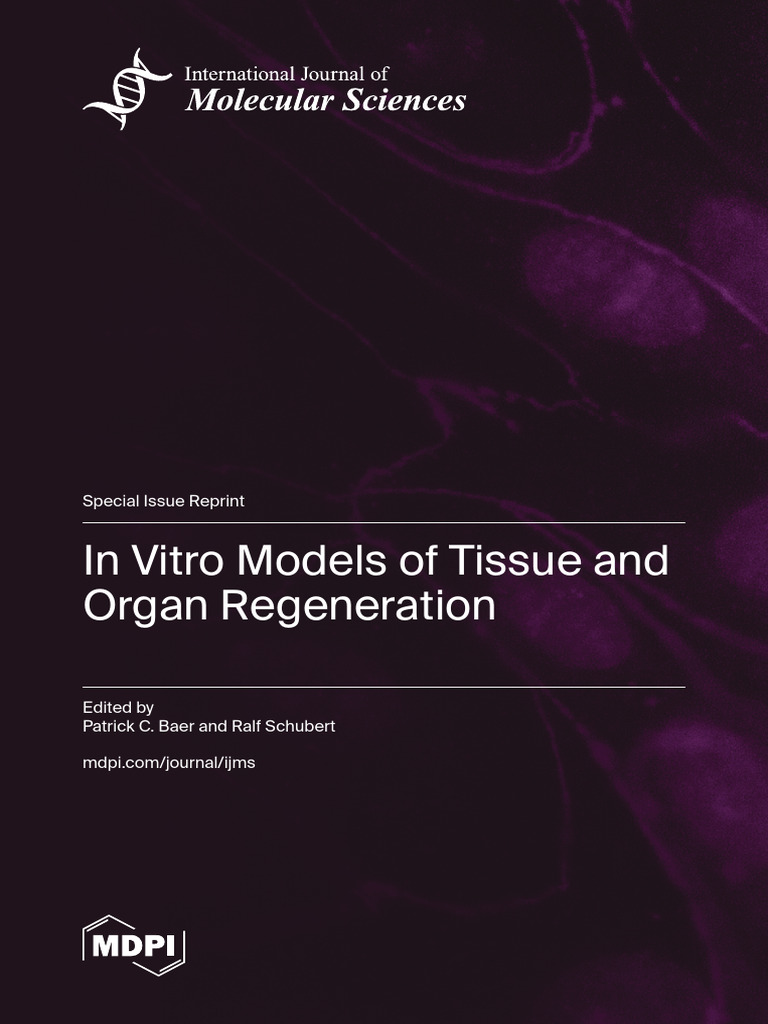 In Vitro Models of Tissue and Organ Regeneration | PDF