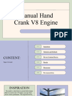 Alvic Einstein Manual Hand Crank V8 Engine