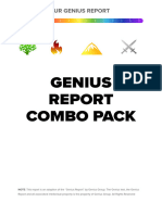 Genius Report Combo Pack V2