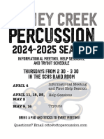 Schs Percussion Tryout Flyer