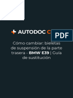 Cómo Cambiar - Bieletas de Suspensión de La Parte Trasera - BMW E39 - Guía de Sustitución