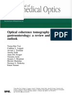 Optical Coherence Tomography in Gastroenterology: A Review and Future Outlook
