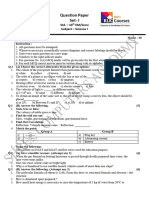 Science I - Set I QP (23-24)