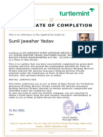 LI Certificate