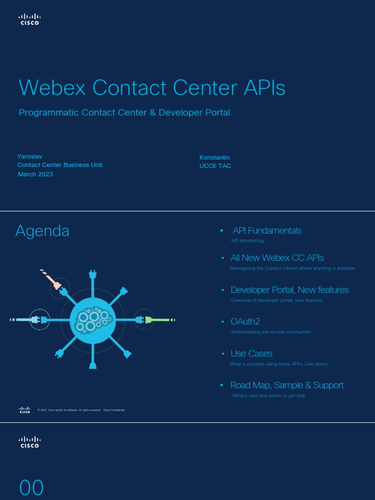 Webex Contact Center API Overview | PDF | Information Technology ...