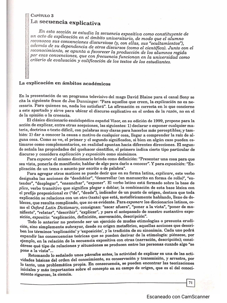 04 - Secuencia Explicativa y Argumentativa Con Ejercitación | PDF