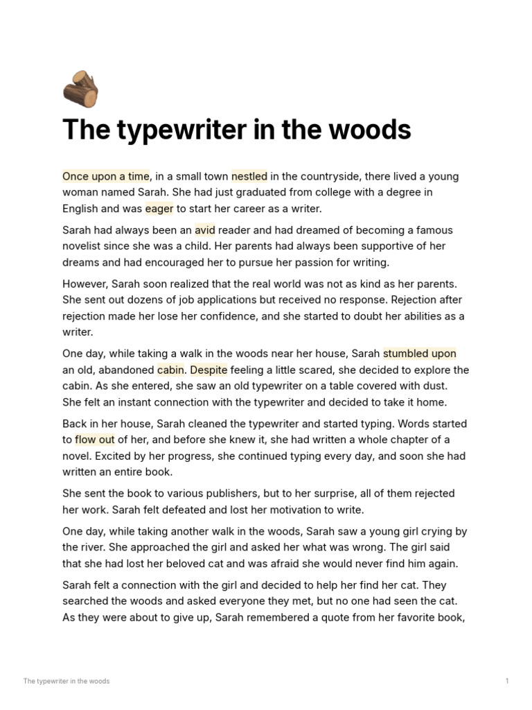 The Typewriter's Transformative Power | PDF