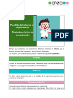 Plantilla: Informe de Un Experimento PDF