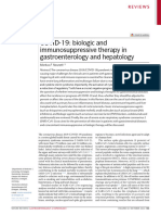 COVID-19: Biologic and Immunosuppressive Therapy in Gastroenterology and Hepatology