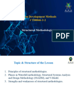 Week 02 Structured Methodologies